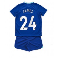 Dres Chelsea Reece James #24 Domaci za djecu 2022-23 Kratak Rukav (+ kratke hlače)